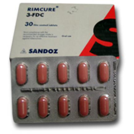 Rimcure 3-FDC(150 mg+75 mg+400 mg) | SANDOZ (A Novartis Division ...